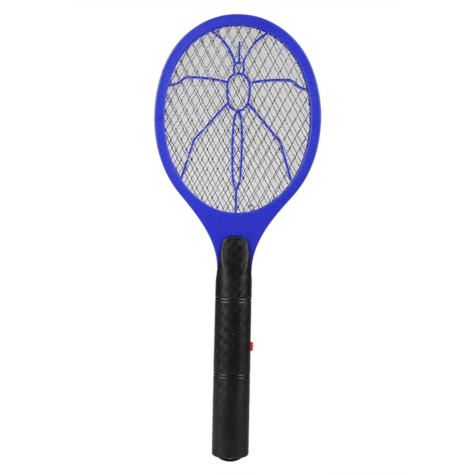 Cordless Battery Power Electric Fly Mosquito Swatter Bug Zapper Racket Insects Killer Blue