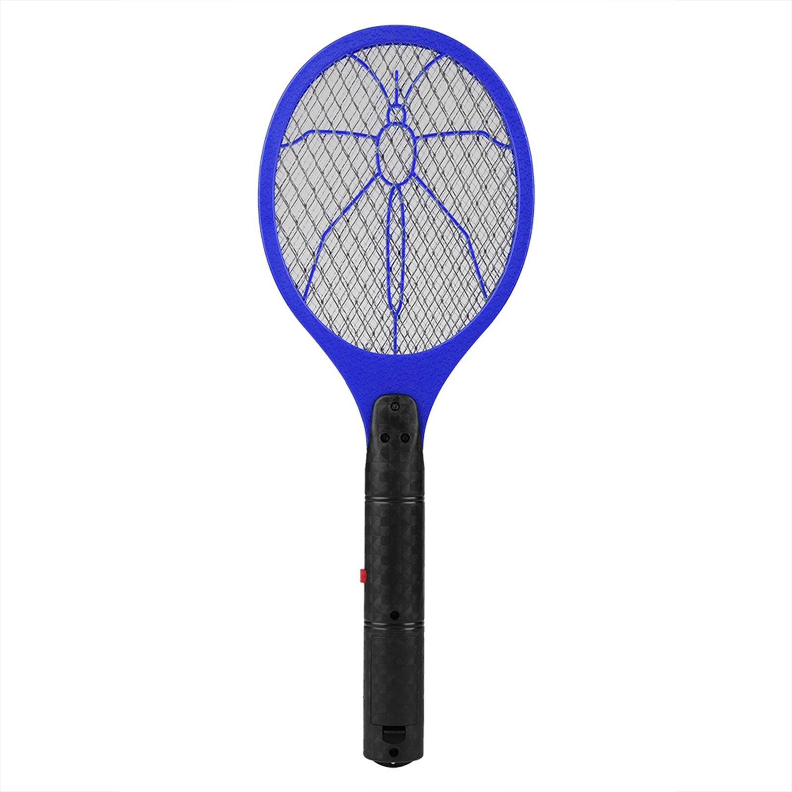 Cordless Battery Power Electric Fly Mosquito Swatter Bug Zapper Racket Insects Killer Blue