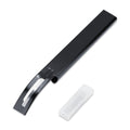 DIY Leather Craft Cutting Thinning Knife With Blades Craft Tool Planing Scraping Black