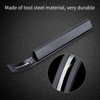 DIY Leather Craft Cutting Thinning Knife With Blades Craft Tool Planing Scraping Black
