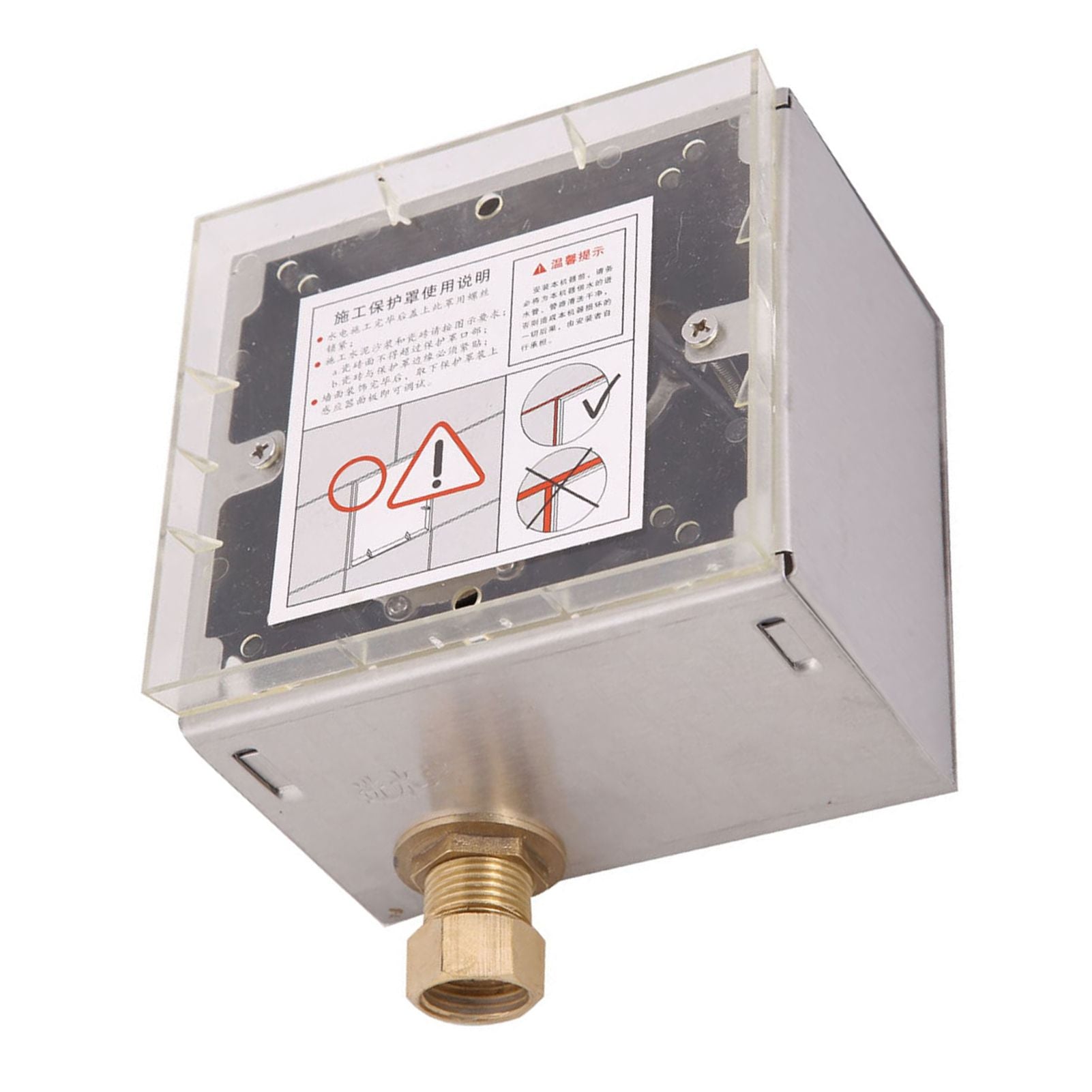 Wall Mount Lavatory Automatic Sensing Urinal Flush Valve Bath Toilet Faucet Taps