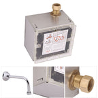 Wall Mount Lavatory Automatic Sensing Urinal Flush Valve Bath Toilet Faucet Taps