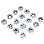 40Pcs M3-M12 Screw Nut Tap and Die Set with Wrenches and Thread Gauge Heavy Duty Hand Tools