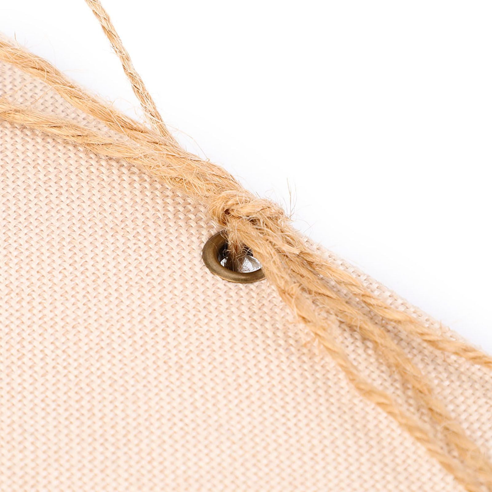 Creative Linen DIY Craft Card Album Scrapbook Simple Loose Leaf with Rope Strap 30 Pages(Beige)