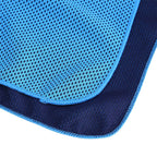 Super Breathable Cooling Effect Towel with Storage Bottle for Sports Gym Workout (Light Blue)
