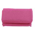 Super Breathable Cooling Effect Towel for Sports Gym Workout (Magenta)
