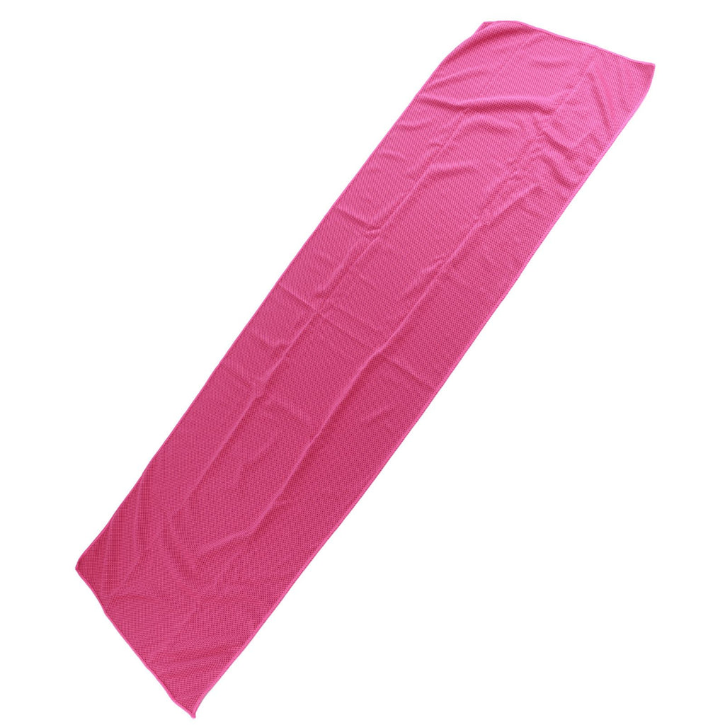 Super Breathable Cooling Effect Towel for Sports Gym Workout (Magenta)