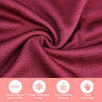 Super Breathable Cooling Effect Towel for Sports Gym Workout (Magenta)