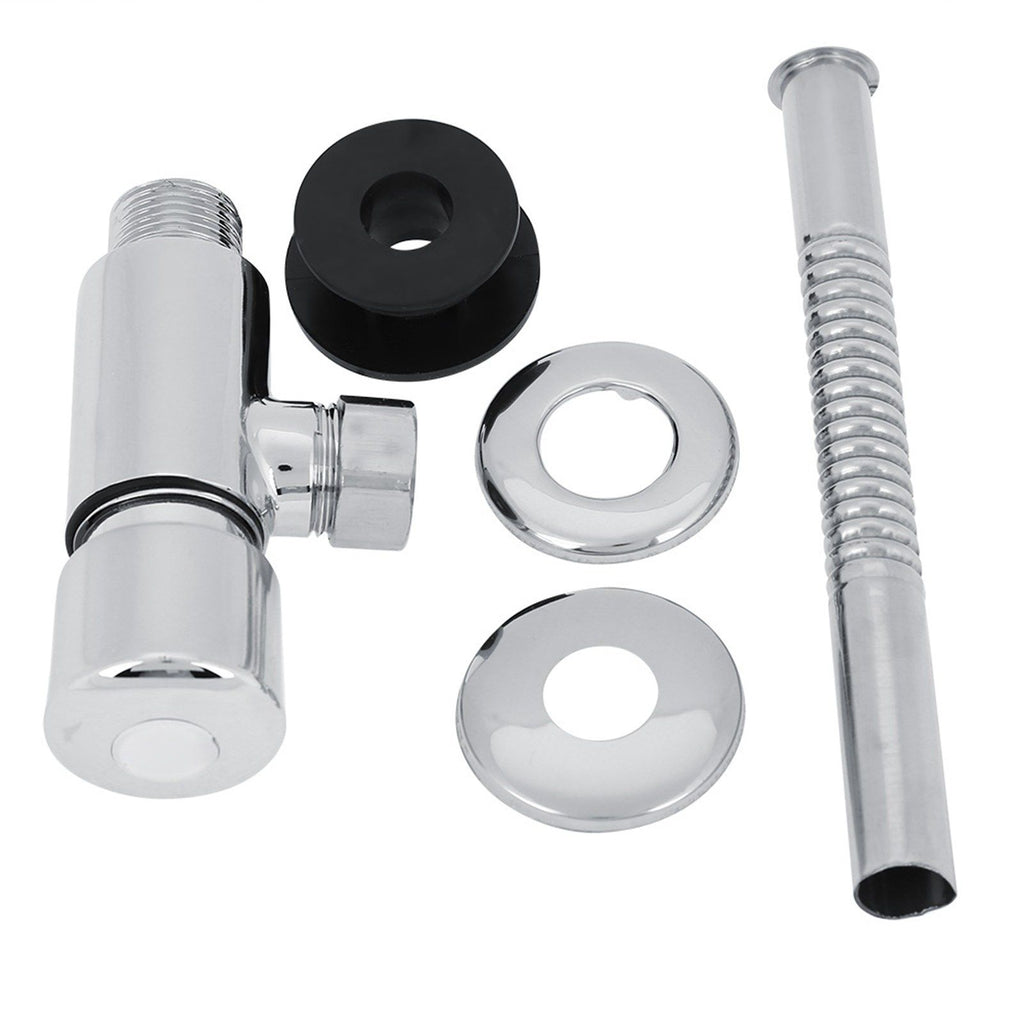 Durable Zinc Alloy Flush Valve Office Hotel Bathroom Toilet Hand Pressing Flushing Tool