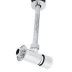 Durable Zinc Alloy Flush Valve Office Hotel Bathroom Toilet Hand Pressing Flushing Tool