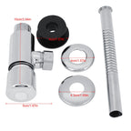 Durable Zinc Alloy Flush Valve Office Hotel Bathroom Toilet Hand Pressing Flushing Tool