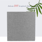 Simple Linen Cover DIY Self Adhesive Album Scrapbook Handmade Creative Craft 20 Pages #5