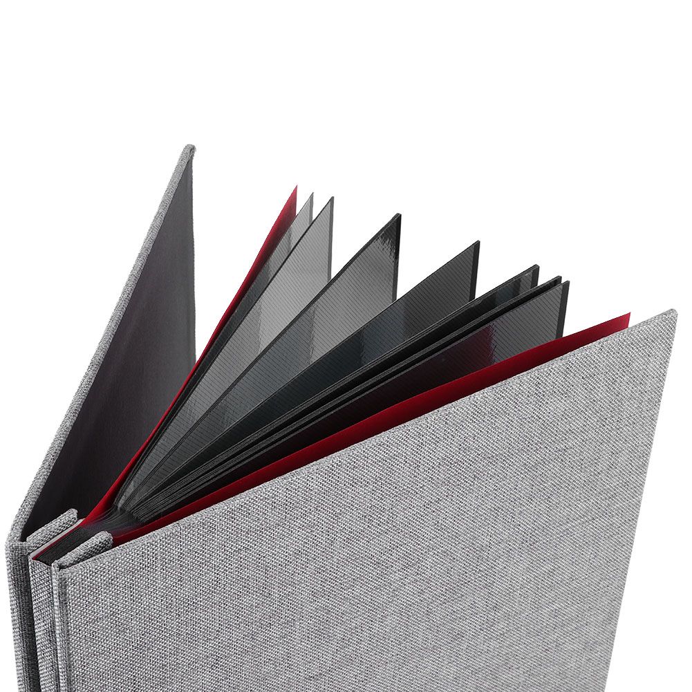 Simple Linen Cover DIY Self Adhesive Album Scrapbook Handmade Creative Craft 20 Pages #5