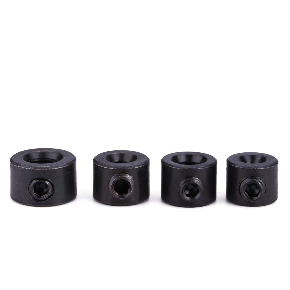 8pcs/set 3~16mm Drill Depth Stop Collars Assortment Set with Hex Wrench Woodworking Tool