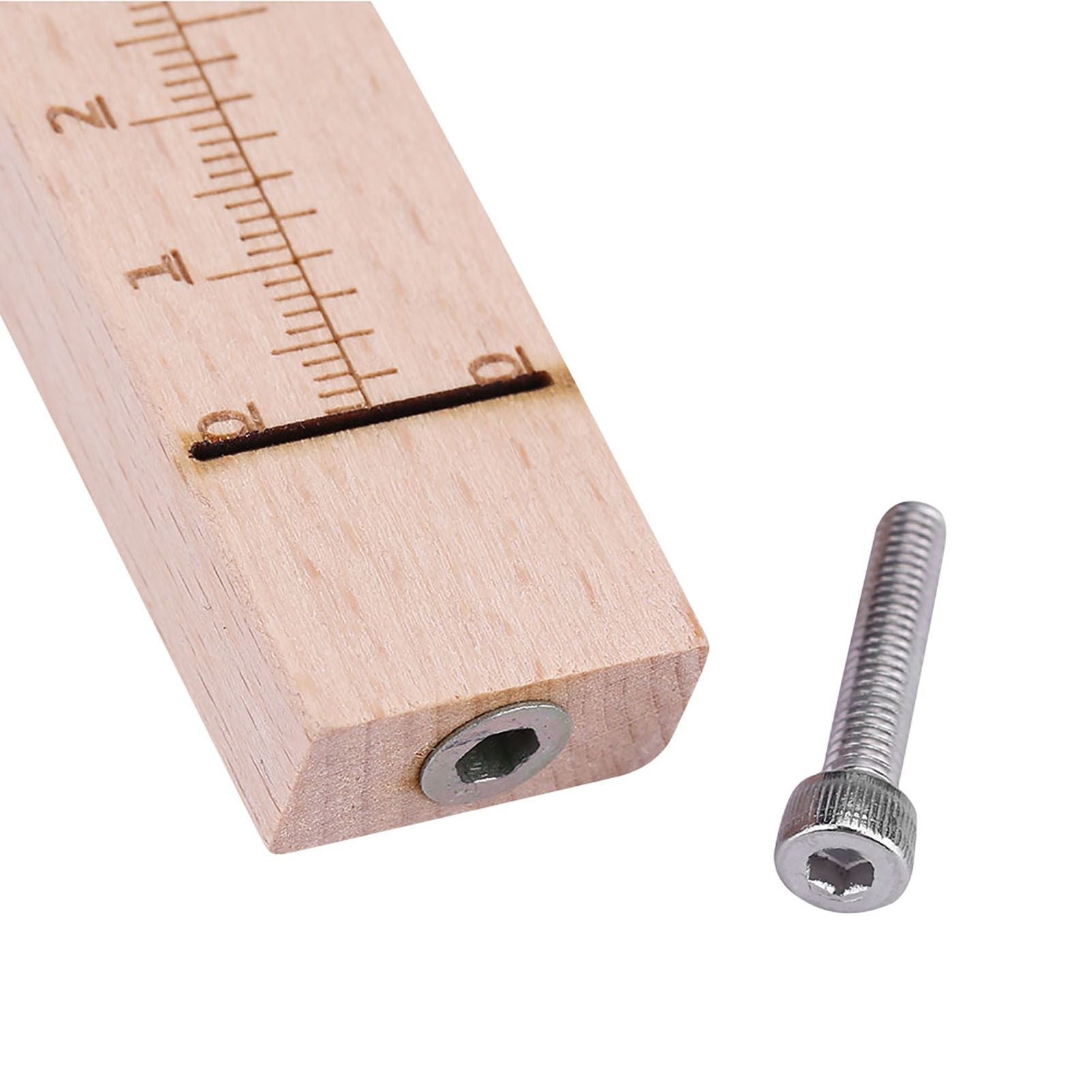 Wooden Hand Leather Strip Strap Adjustable Cutting Tool DIY Craft Tools Cutter with 3 Blades