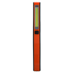 Rechargeable COB LED Flashlight Hand Pocket Pen Work Light with Magnetic Rotating Clip Orange