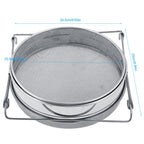 Stainless Steel Beekeeping Double Honey Sieve Strainer Extractor Filter Mesh Screen Equipment