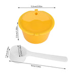 5Pcs Food Grade Pp 304 Stainless Steel Reusable Refillable Coffee Capsule Filter (Yellow)