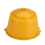 5Pcs Food Grade Pp 304 Stainless Steel Reusable Refillable Coffee Capsule Filter (Yellow)
