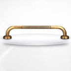 Antique Style Brass Carved Shower Tub Safety Grab Bar Wall Mounted Bathroom Accessories