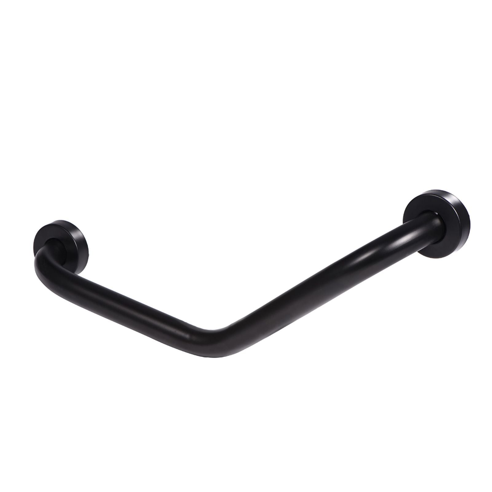 Stainless Steel Curved Shower Tub Safety Grab Bar Towel Rack Wall Mounted Bathroom Handrail