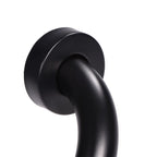 Stainless Steel Curved Shower Tub Safety Grab Bar Towel Rack Wall Mounted Bathroom Handrail