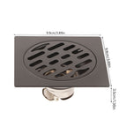 Thickened Stainless Steel Heavy Duty Home Bathroom Shower Deodorizing Waste Floor Drain