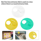 12pcs Plastic Round Beehives Nest Door Vent Beehive Beekeeping Tools