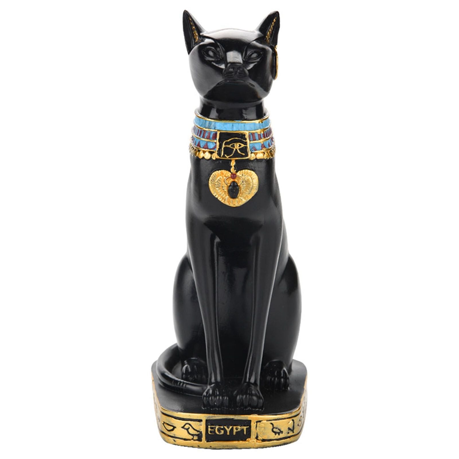 Egyptian Cat Resin Statue Figurine Household Room Ornament Crafts Gifts Home Decoration S