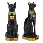 Egyptian Cat Resin Statue Figurine Household Room Ornament Crafts Gifts Home Decoration S