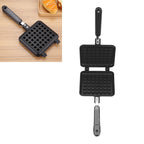 Household Kitchen Gas NOn Stick Waffle Maker Pan Mould Mold Press Plate Cooking Baking Tool