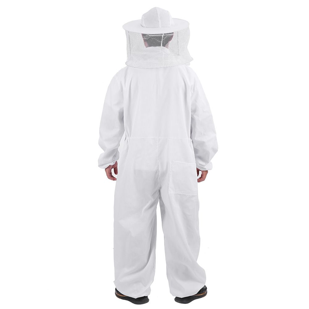 Professional Beekeeping Protective Equipment Bee Keeping Full Body Beekeeper Suit Hat L