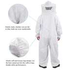 Professional Beekeeping Protective Equipment Bee Keeping Full Body Beekeeper Suit Hat XXL