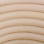 Handmade Unbleached Natural Cane Banneton Proofing Basket Dough Bread Baking Kit 25x14.5x8cm