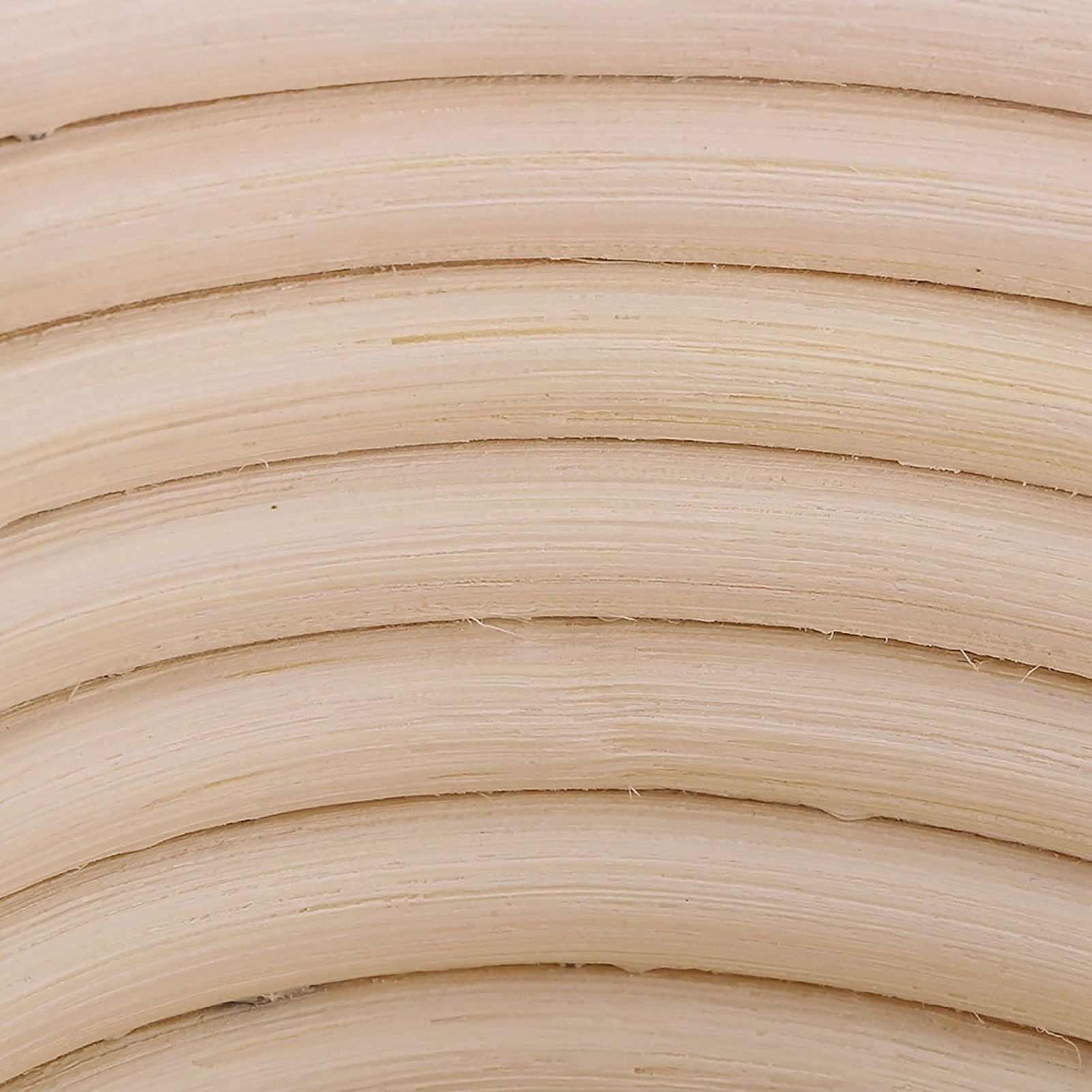 Handmade Unbleached Natural Cane Banneton Proofing Basket Dough Bread Baking Kit 25x14.5x8cm