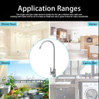1/4'' zinc alloy Kitchen Sink Faucet Tap Chrome Reverse Osmosis RO Drinking Water Filter