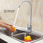 1/4'' zinc alloy Kitchen Sink Faucet Tap Chrome Reverse Osmosis RO Drinking Water Filter