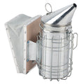 Bee Hive Smoker with Heat Shield Protection Board Iron Beekeeping Equipment