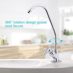 1/4'' Zinc Alloy Kitchen Faucet Tap Chrome Reverse Osmosis RO Drinking Water Filter
