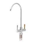 1/4'' Double Holes Sink Faucet Tap Chrome Reverse Osmosis RO Drinking Water Filter