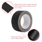 5M*5cm PVC NOn Slip Anti Skid Adhesive Tape for Stair Step Floor Safety Decoration (Black)