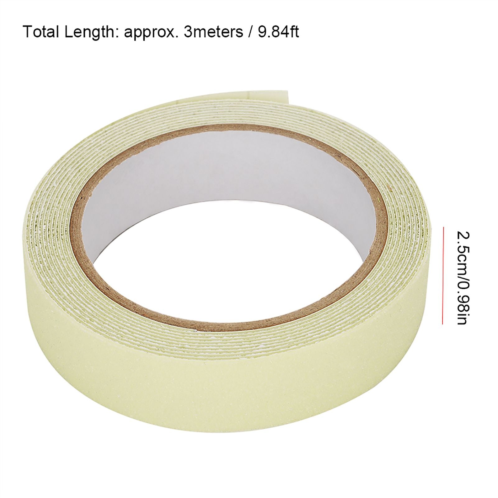 PVC Luminous NOn Slip Anti Skid Stair Step Floor Safety Warning Decoration Tape (2.5cm*3M)
