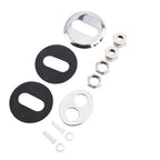 1/4'' Zinc Alloy Kitchen Double Head Faucet Tap Chrome Reverse Osmosis RO Drinking Water Filter