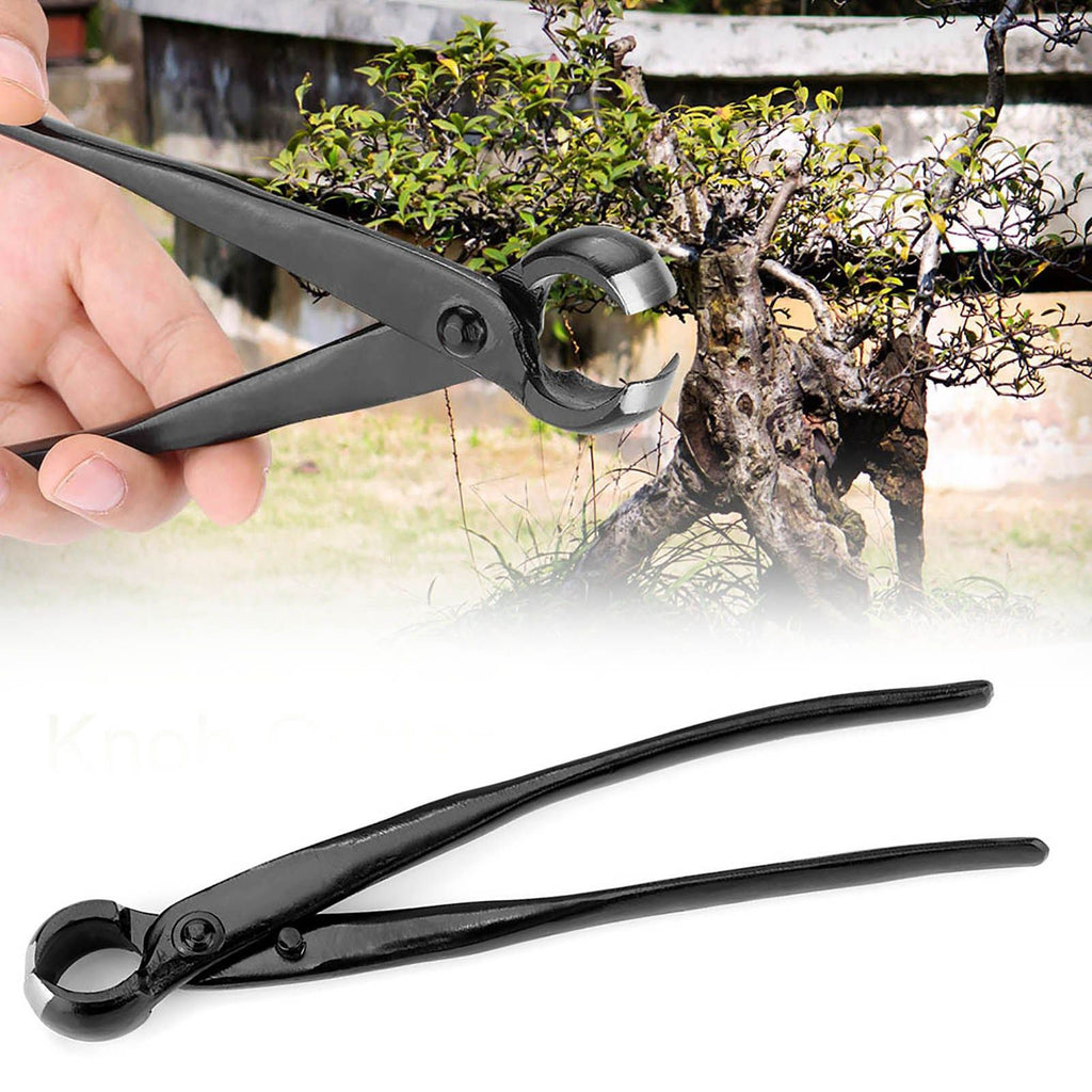 Professional Sharp Blade Round Edge Concave Knob Branch Cutter Garden Bonsai Tools 210mm