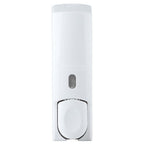 600ml Wall Mounted Manual Foam Soap Liquid Dispenser Lotion Box for Bathroom Kitchen (White)