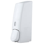 600ml Wall Mounted Manual Foam Soap Liquid Dispenser Lotion Box for Bathroom Kitchen (White)