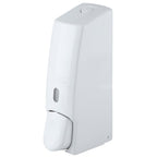600ml Wall Mounted Manual Foam Soap Liquid Dispenser Lotion Box for Bathroom Kitchen (White)