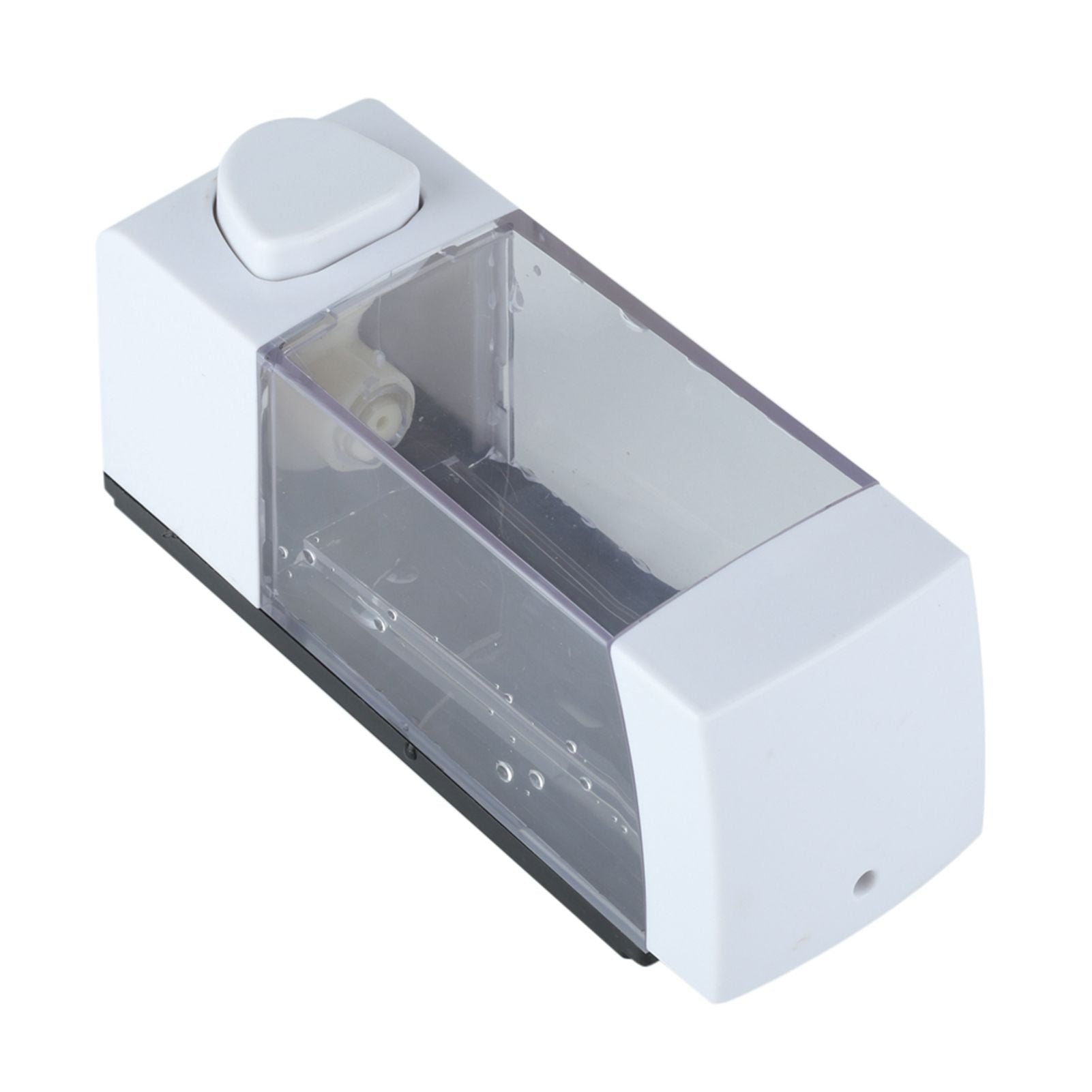 350ml Bathroom Manual Plastic Soap Liquid Lotion Shampoo Dispenser Box Holder Wall Mounted