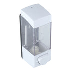 350ml Bathroom Manual Plastic Soap Liquid Lotion Shampoo Dispenser Box Holder Wall Mounted