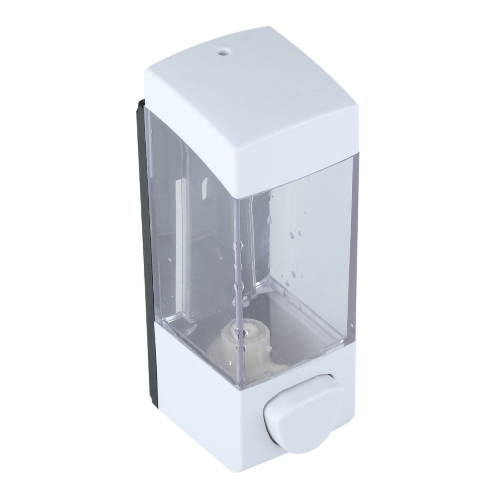 350ml Bathroom Manual Plastic Soap Liquid Lotion Shampoo Dispenser Box Holder Wall Mounted